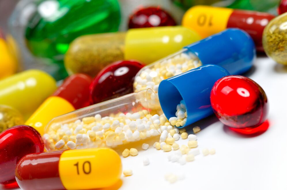 Capsules contre les parasites dans le corps