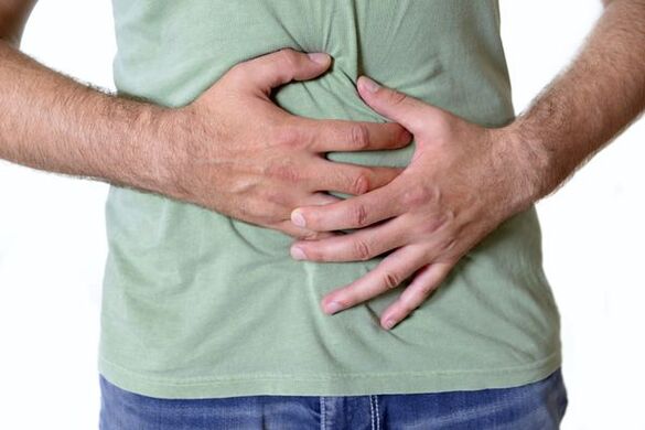 Douleurs abdominales dues aux parasites