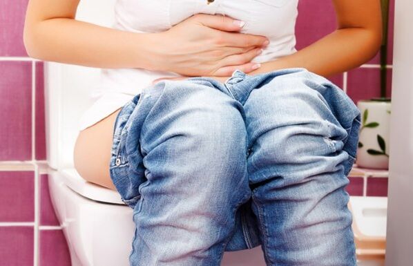 La diarrhée chez une femme est un signe de parasites
